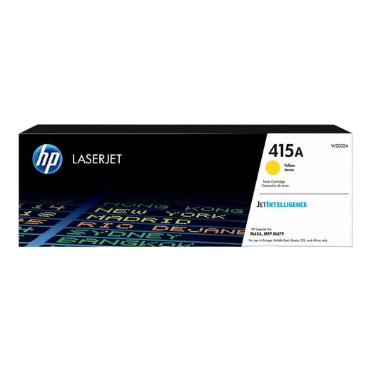 HP Toner jaune 415A 2100 pages - W2032A — vue 1