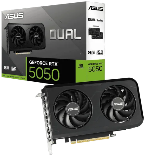 Asus Dual GeForce RTX 5050 8GB GDDR6 OC Edition