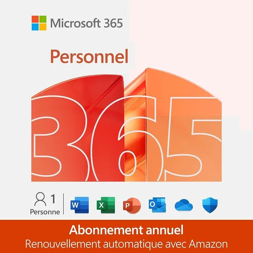 Microsoft 365 Personnel - 1 an/ 5 PC - ESD