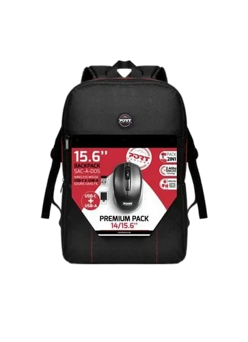 Port Premium sac à dos pour 15.6" + souris sans fil