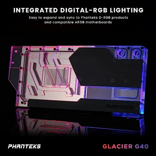 Phanteks Glacier G40 Waterblock pour RTX 4090 Gigabyte — vue 4