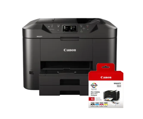 Canon MAXIFY MB2750 Noir + Pack 4 Cartouches BK,C,M,Y PGI-1500XL