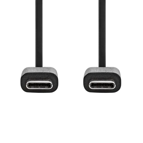 Nedis Câble USB-C vers USB-C 60 W - 1m - Noir — vue 2