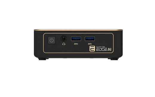 Sapphire EDGE AI - Ryzen AI 5 340 So dimm DDR5 M.2 nvme Wifi/BT RJ45 2.5G — vue 4