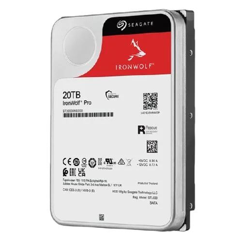 Seagate 20To IronWolf PRO SATA III 512Mo - ST20000NT001 — vue 5