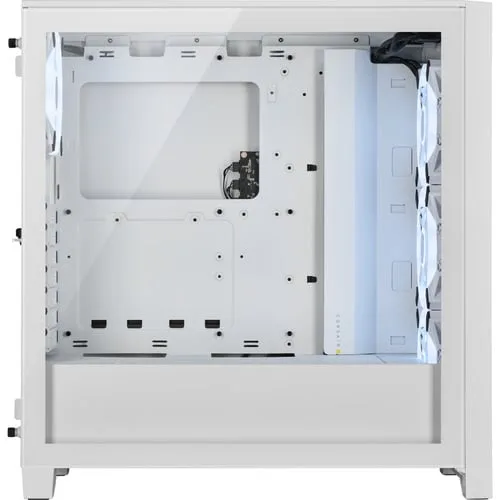 Corsair iCUE 4000D Airflow RGB TG Blanc - MT/Sans Alim/ATX — vue 3
