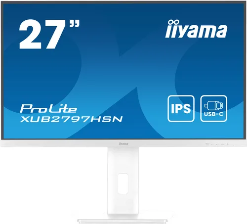 Iiyama XUB2797HSN-W2 27" - FHD 100Hz 1ms IPS USB-C dock et RJ45 Adaptive Sync