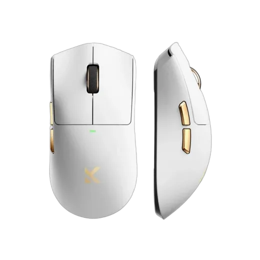 MCHOSE K7 Ultra Lightweight - Sans-Fil - Blanc / Or — vue 2