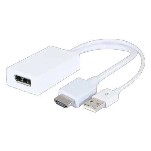 Adaptateur HDMI 1.4 M + USB vers DP 1.2 F — vue 1