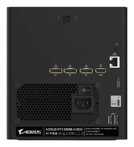 Gigabyte AORUS RTX 5090 AI BOX — vue 7