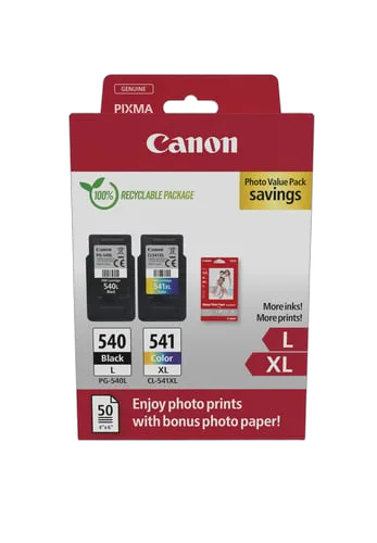 Canon Pack Cartouches Noire + Couleur - PG540L/CL541XL PVP