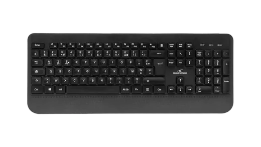 Bluestork KB Office - Membrane - Sans-Fil - Noir