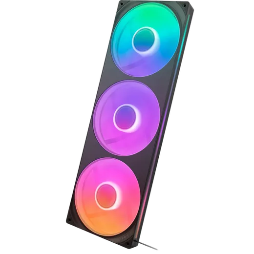 NZXT F420RGB Core Fan (Single Frame) - Noir — vue 3