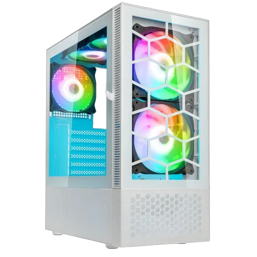 Kolink Observatory MX Glass ARGB Blanc - MT/Sans Alim/ATX
