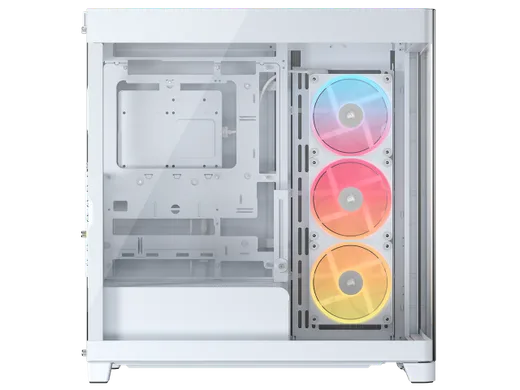 Corsair Frame 4500X LX-R RGB Link Blanc - MT/Sans Alim/E-ATX — vue 3