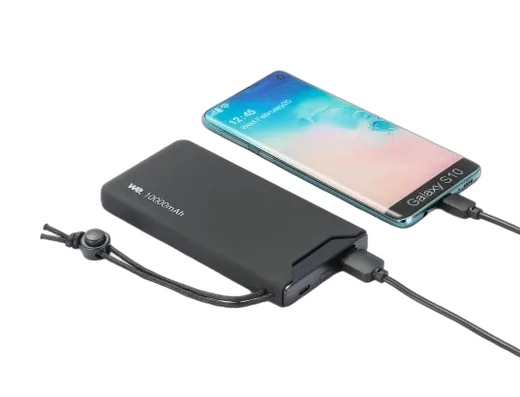 WE Batterie Externe 18W 10 000 mAh 2 ports USB A/USB C Noir — vue 2
