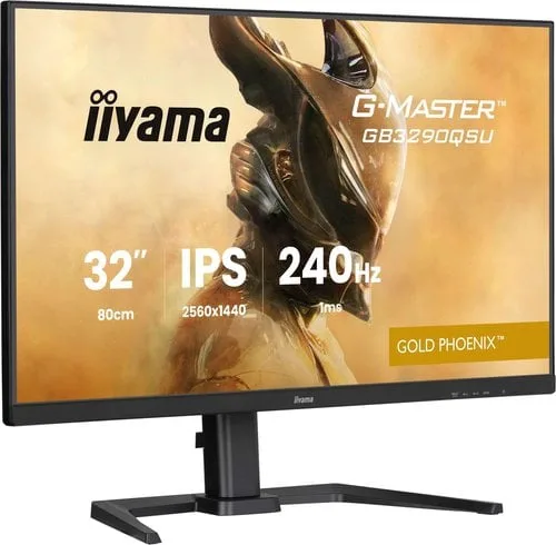 Iiyama GB3290QSU-B1 - 32" QHD 240Hz IPS 1ms FreeSync Premium — vue 4