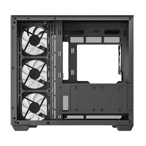 Deepcool CG530 4F Noir + MPG A1000GS PCIE5 + WaterForce X 240 — vue 3