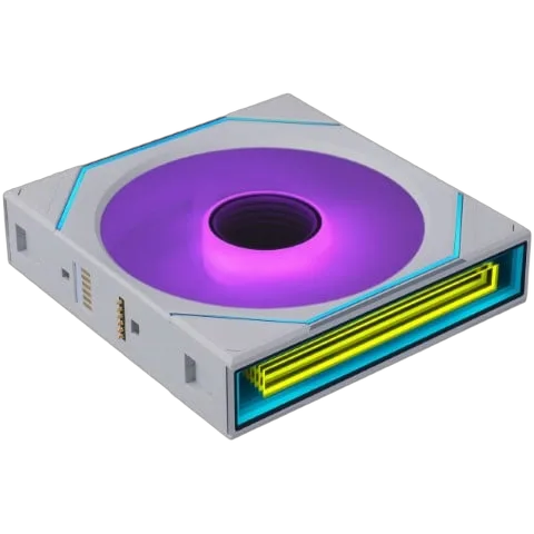 Lian-Li UNI FAN SL-INF FLEX sans fil Fan ARGB - 120mm - Blanc — vue 1