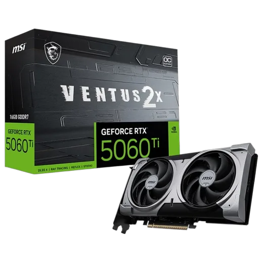 MSI GeForce RTX 5060 Ti 16G VENTUS 2X OC PLUS