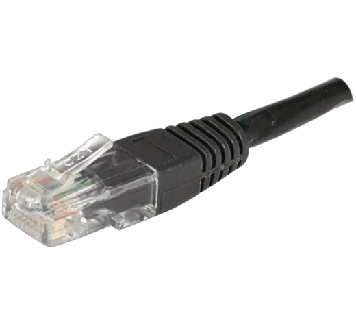 Câble RJ45 Cat6 U/UTP - 5m - Noir