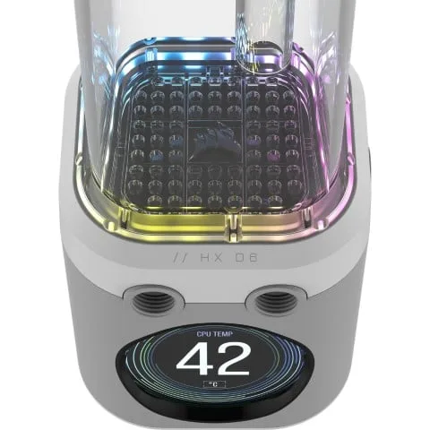 Corsair iCUE LINK XD6 RGB ELITE LCD - Blanc — vue 9