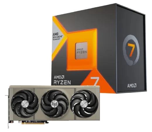 Sapphire Ryzen 7 7800X3D + Nitro+ Radeon RX9070 XT GAMING OC 16G
