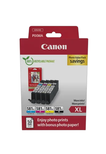 Canon CLI-581 XL - multipack 4 couleurs