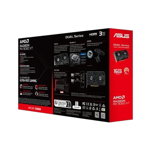 Asus Dual Radeon RX 9060 XT 16Go — vue 14
