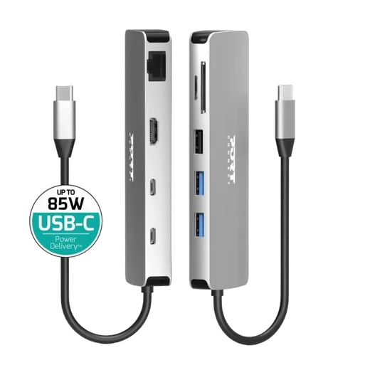 Port Station d'accueil mobile 1 X 4K USB-C 9 périphériques 85W — vue 4