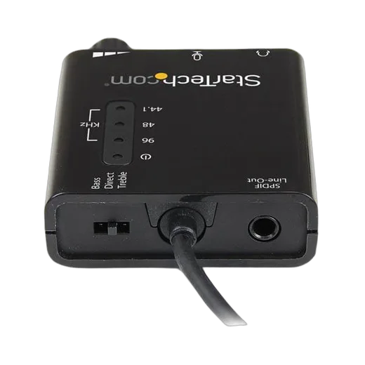StarTech USB avec Numérique SPDIF + Micro - ICUSBAUDIO2D, vue 3