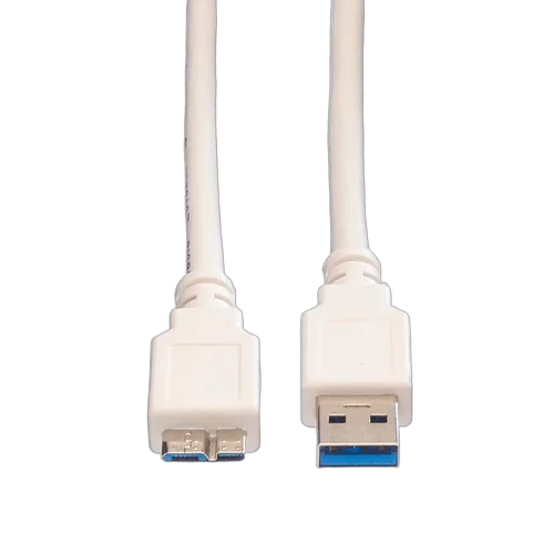 VALUE Câble USB 3.2 Gen1 - Micro USB 3 - 0.8m — vue 3