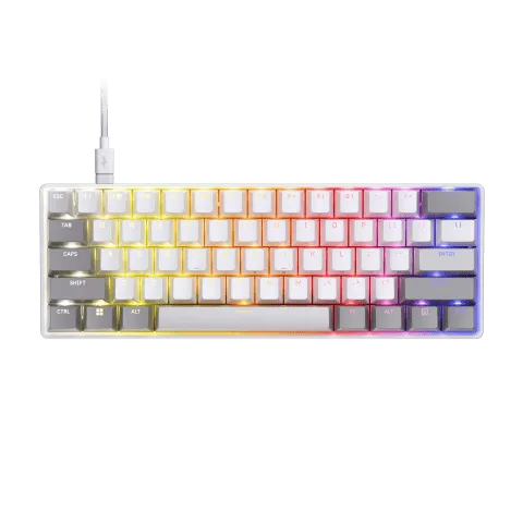 Corsair Clipper Pro Mini 60% - Magnétique - Filaire - RGB - Blanc — vue 3