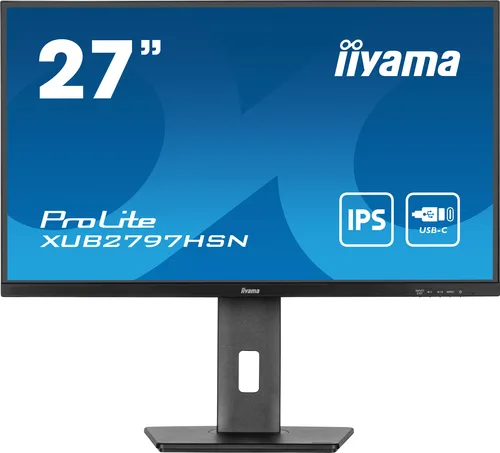 Iiyama XUB2797HSN-B2 - 27" FHD 110Hz 1ms IPS USB-C dock et RJ45 Adaptive Sync