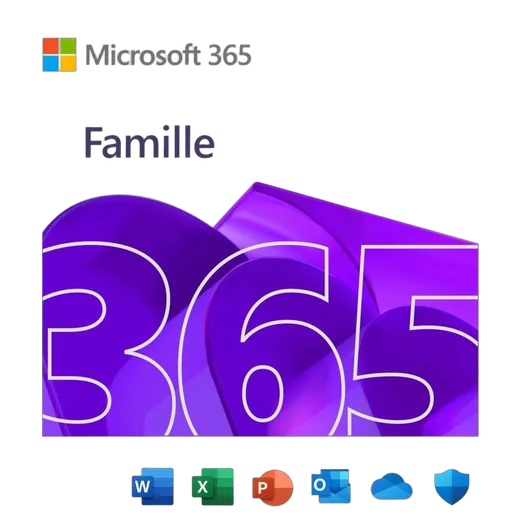 Microsoft 365 Famille - 1 an/ 6 personnes
