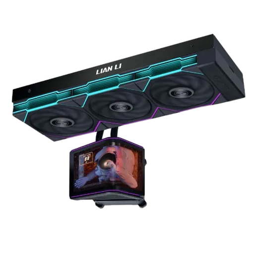 Lian-Li HydroShift II OLED Curved Fanless noir