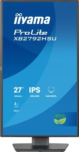Iiyama XB2792HSU-B1 - 27" FHD 120Hz IPS classe énergétique B et pied réglable en hauteur — vue 2