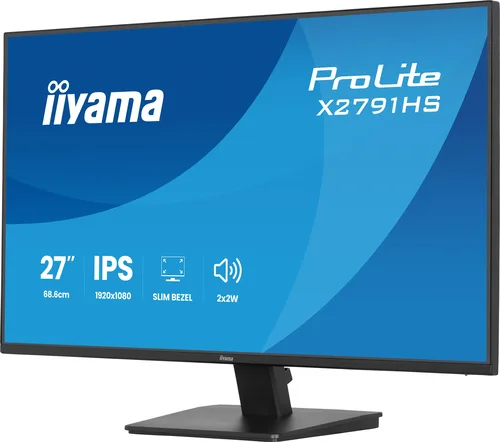 Iiyama Prolite X2791HS-B1 - 27" FHD 120Hz IPS 1ms Adaptive Sync — vue 2