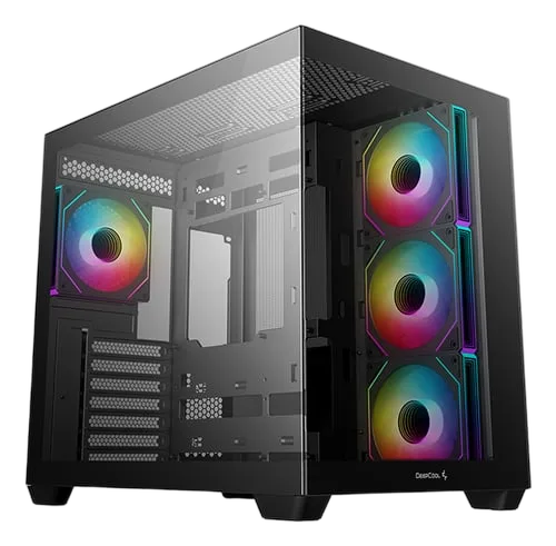 Deepcool CG530 4F Noir + MPG A1000GS PCIE5 + WaterForce X 280 — vue 2