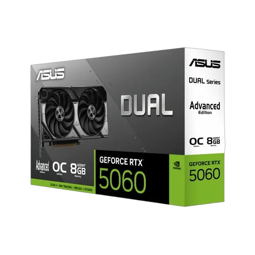 Asus Dual GeForce RTX 5060 8GB OC Edition Advanced — vue 5