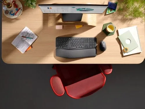 Logitech K860 for Business - Membrane - Sans-Fil - Graphite — vue 9