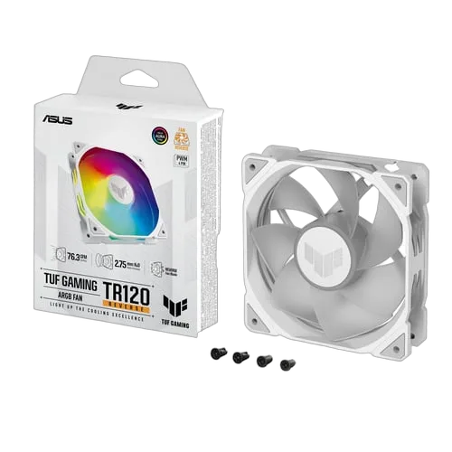 Asus TUF GAMING - TR120 Fan ARGB REVERSE - Blanc — vue 9