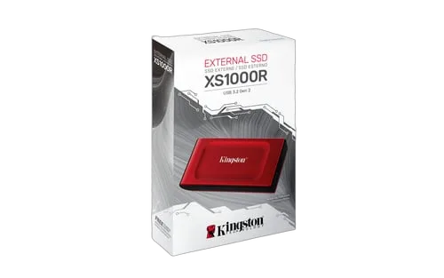 Kingston XS1000 Red USB-C 3.2 2To — vue 5