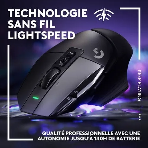 Logitech G502 X Lightspeed - Sans-Fil - Noir — vue 10