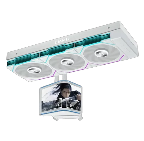 Lian-Li HydroShift II OLED Curved 360TL blanc