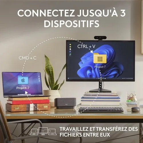 Logitech MX Anywhere 3S - Sans-Fil - Rose — vue 14