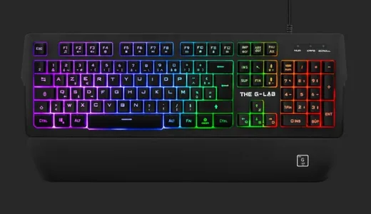 The G-LAB Keyz Palladium - Mécanique - Filaire - RGB - Noir — vue 4