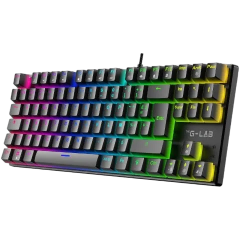The G-LAB Keyz Mercury Ex - TKL - Mécanique - Filaire - RGB - Noir — vue 4