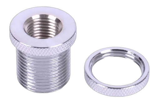 Alphacool Fitting Passe-Cloison G1/4" - Chrome — vue 3