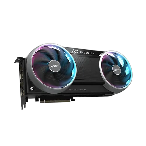 Gigabyte AORUS GeForce RTX 5070 Ti INFINITY 16G — vue 3